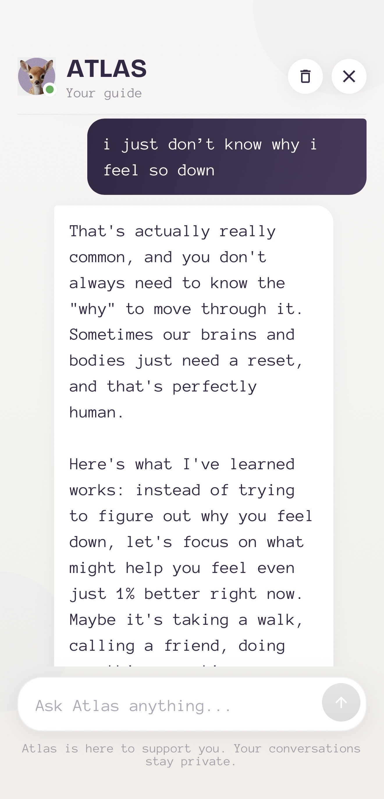 Atlas Coach screenshot